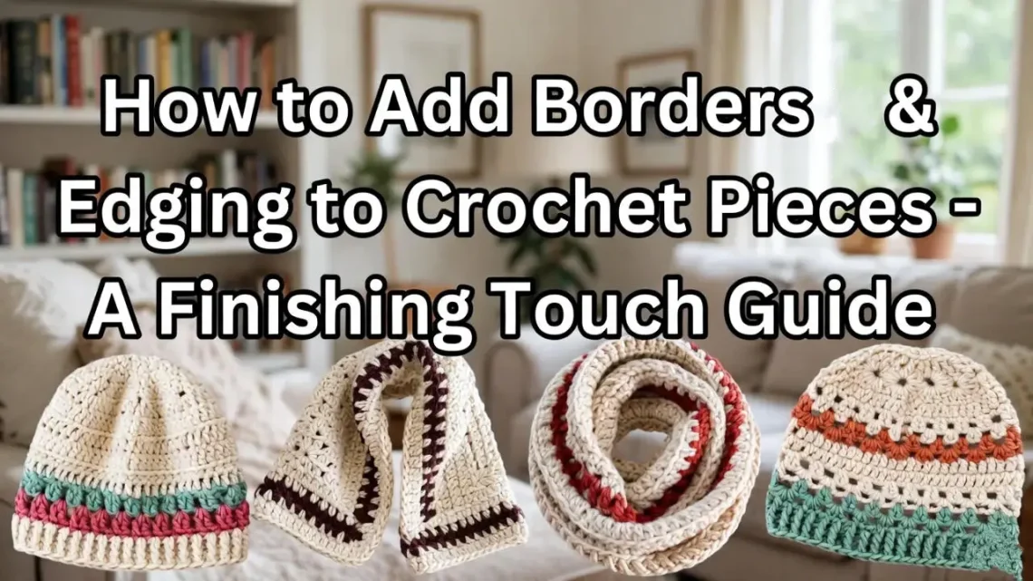 How to Add Borders & Edging to Crochet Pieces – A Finishing Touch Guide ...