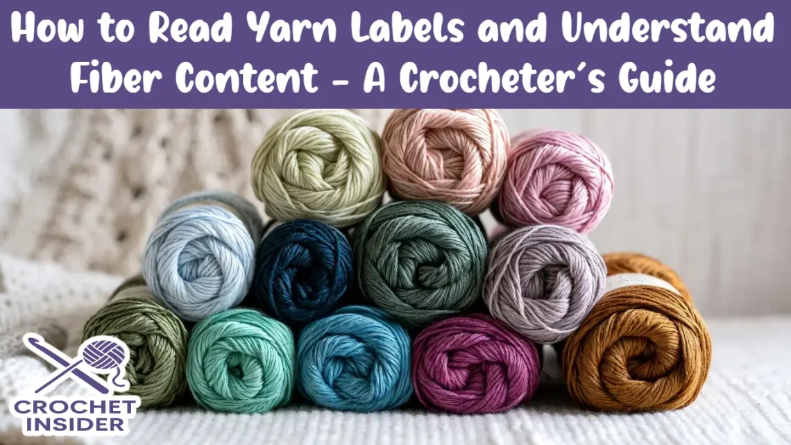How to Read Yarn Labels and Understand Fiber Content - A Crocheter's Guide