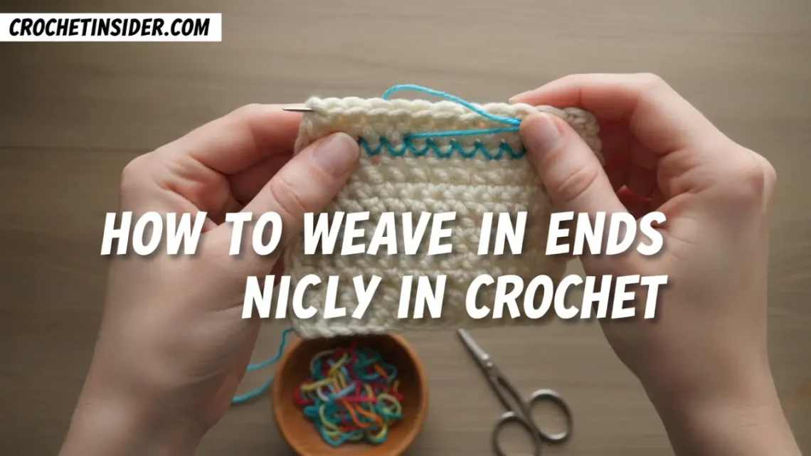 How to Weave in Ends Nicely in Crochet
