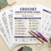 Crochet Abbreviations Guide: Your Complete Cheat Sheet (Printable PDF)
