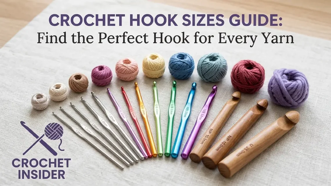 Crochet Hook Sizes Guide: Find the Perfect Hook for Every Yarn