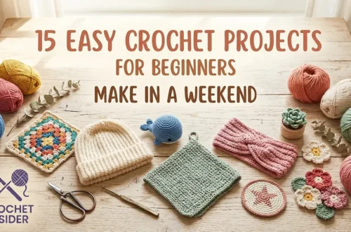 Easy Crochet Projects for Beginners: 15 Things You Can Make in a Weekend