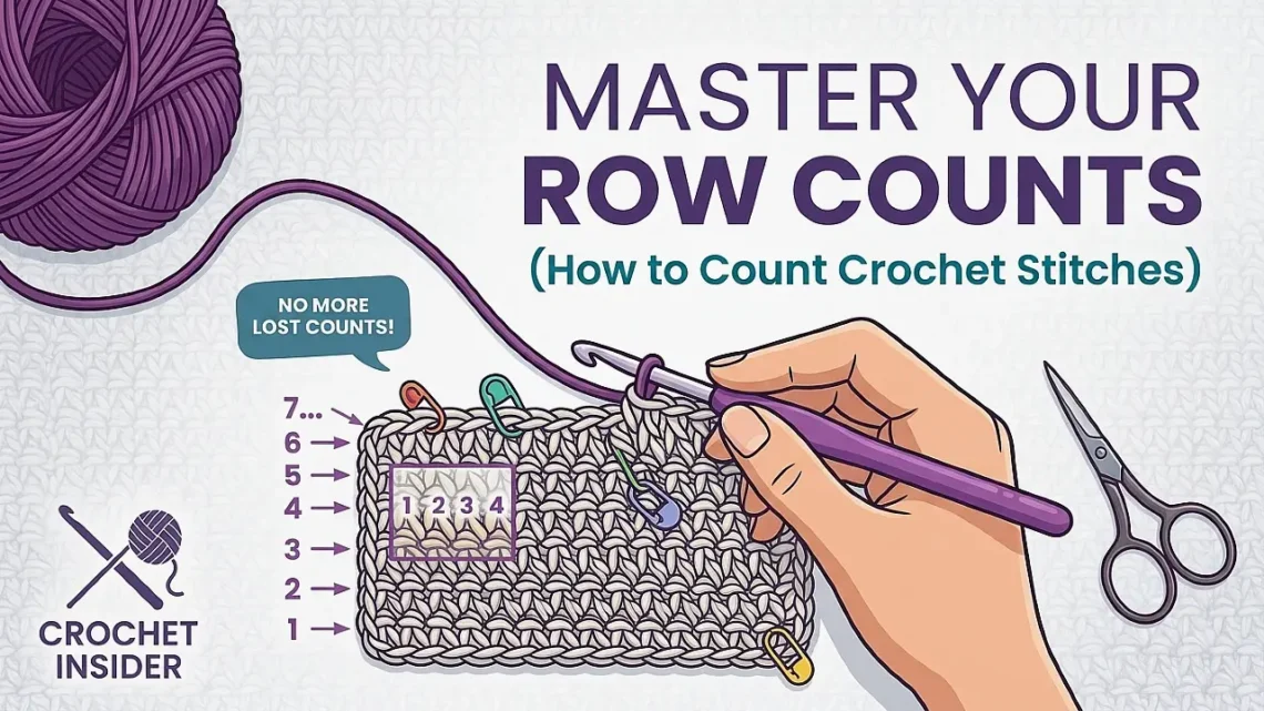 How to Count Crochet Stitches: Master Your Row Counts (No More Lost Counts)