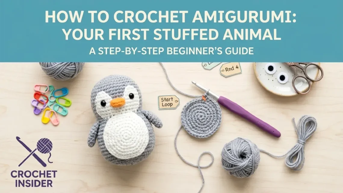 How to Crochet Amigurumi for Beginners: Your First Stuffed Animal (Step by Step)