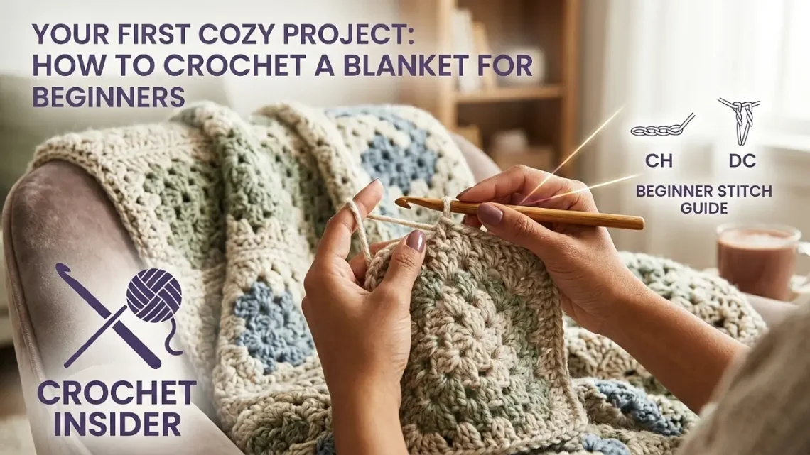 How to Crochet a Blanket for Beginners: Your First Cozy Project