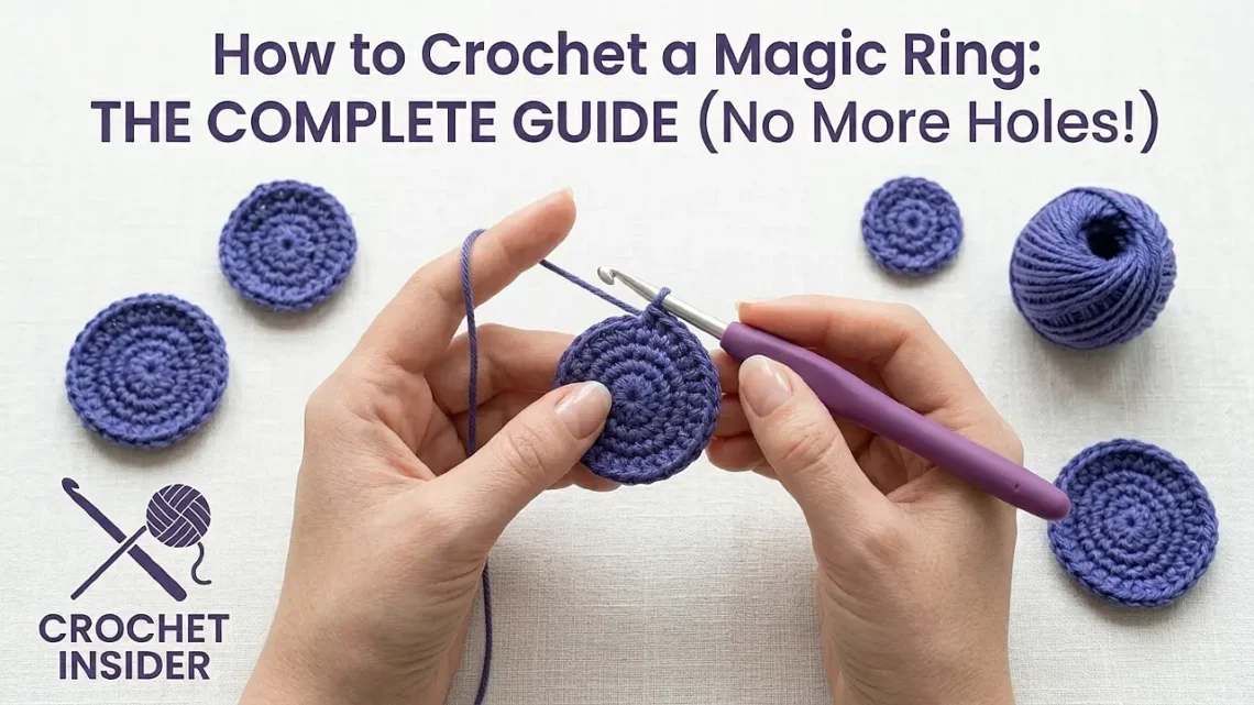 How to Crochet a Magic Ring: The Complete Guide (No More Holes)