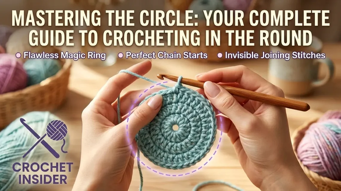 How to Crochet in the Round: A Complete Guide (Magic Ring, Chains, Joining)