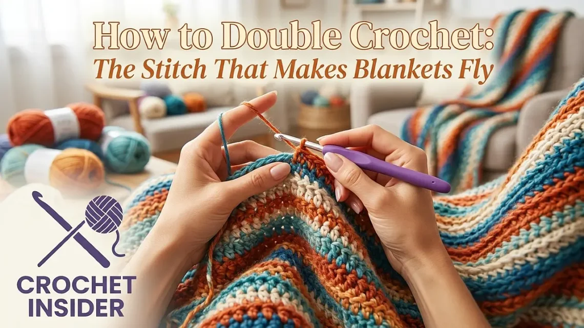 How to Double Crochet: The Stitch That Makes Blankets Fly
