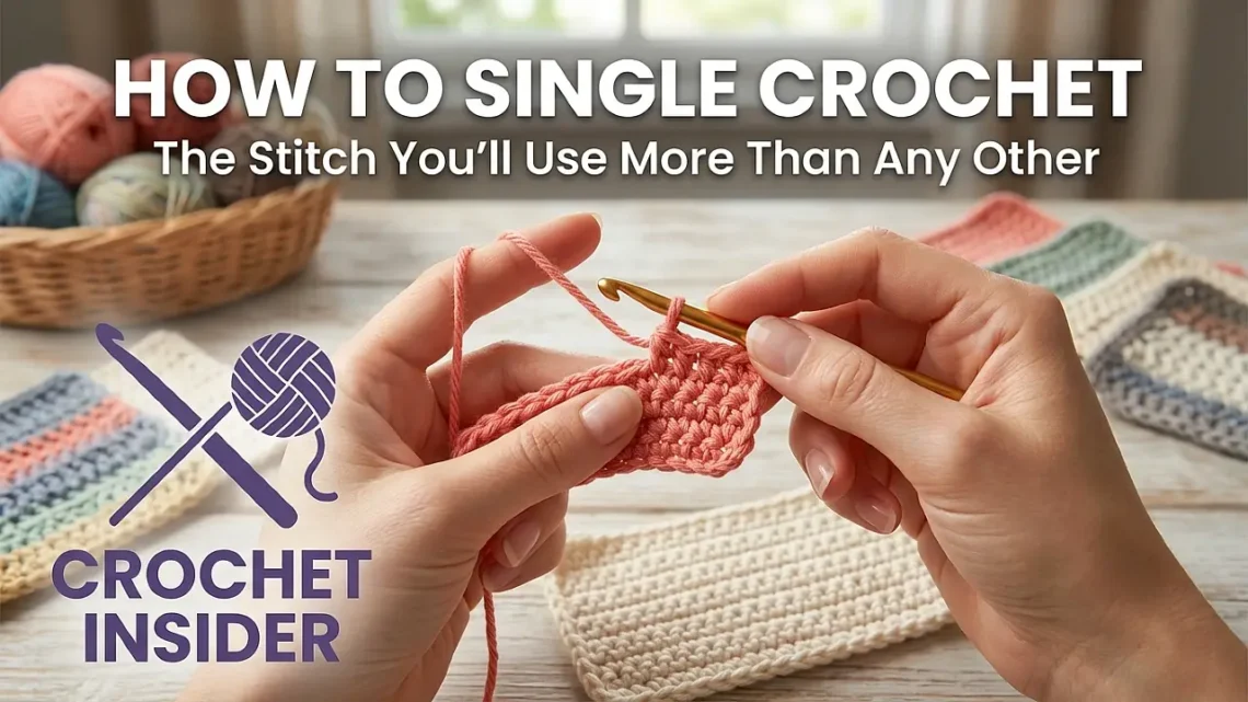 How to Single Crochet: The Stitch You’ll Use More Than Any Other
