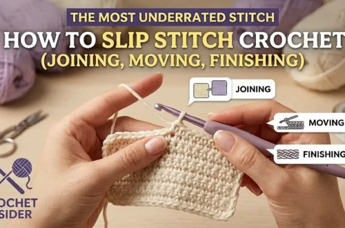 How to Slip Stitch Crochet: The Most Underrated Stitch (Joining, Moving, Finishing)